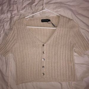 PLT knit crop top